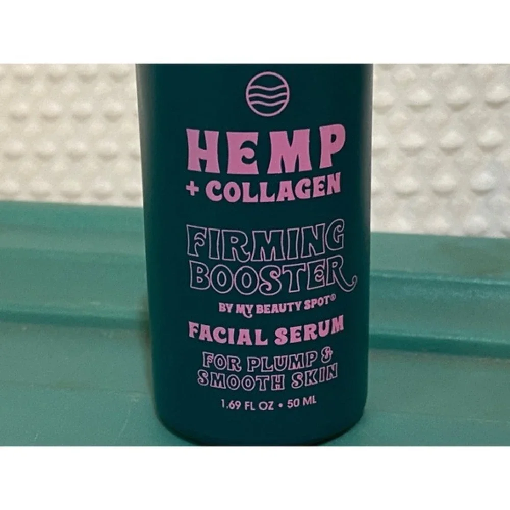 Hemp + Collagen Firming Booster‎ Facial Serum For Plump Smooth Skin 1.69 Oz 50ml